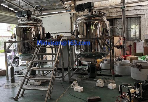 último caso de la compañía sobre Línea de producción de champú para el cuidado de la piel homogeneizador al vacío de 2000 litros