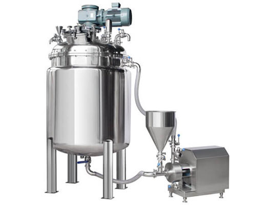 Flange Mount Double Jacketed Mixing Tank
