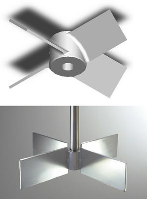 Flange Mount Tank Mixer Reactor 350 Liter Vacuum Massage Oil Tank