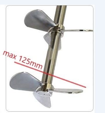 High Shear Mixer IBC Tote Tank Agitator Movable And Folding Blade