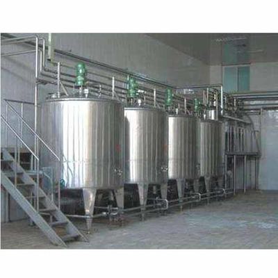 Electric Liquid Detergent High Shear Mixing Tank Stainless Steel Customized