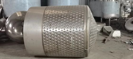 500 Liter Mixer Tank 220V Electric Cooling Dimple Jacketed Mixing Tank