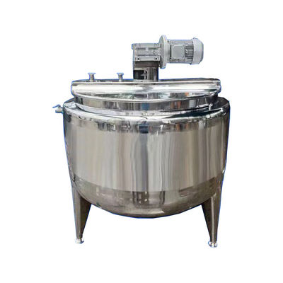 industrial 1000 Liters Stainless Steel Chemical Mixing Tanks With Agitator