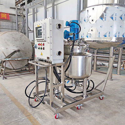 Electric Heating Homogenizer Tank Movable Chemical Batching Tank