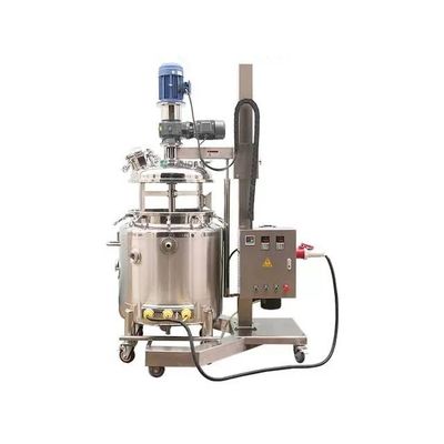 Industrial Battery Slurry Mixer 100 Liters Double Motors Vacuum Emulsifying Mixer