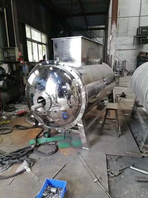 Electric Heating Mixer Tank Double Layer Food Seasoning Horizontal Mixing Tank