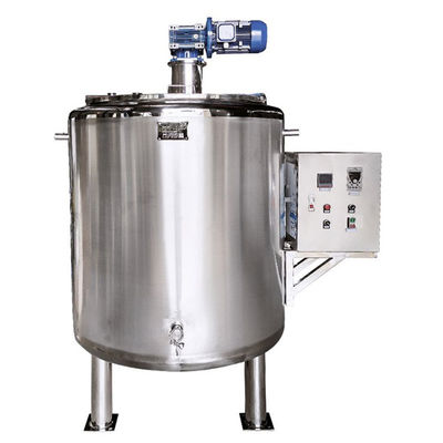 Jacketed Heating Mixer Tank 350 Gallon Floor Cleaner Liquid Mixing Tank