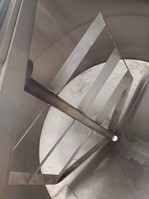 Electric 1000 Liter Single Layer Mixing Tank Cylindrical For Tire Glue