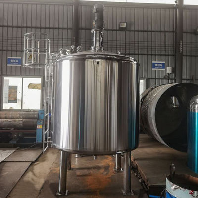 Double Jacketed Steam Heating Mixing Tank 800 Gallon Industrial Tank Mixer