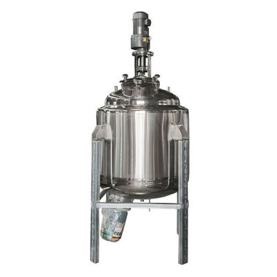 Hair Cream Homogenizer Tank Heating Mixing Tanks Stainless Steel SS304