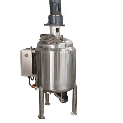 Liquid Thickener Vacuum Mixing Tank Homogenizer 100 Gallon Stainless Steel Mixing Tank