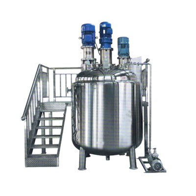 380V Homogenizer Mixing Tank 2500 Liters Shampoo Mixing Tank