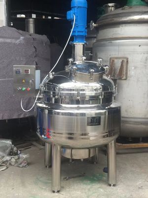 200 Gallon Vacuum Emulsifying Mixer Siemens Touch Screen Electric Heating 2800rpm Homogenizer Speed