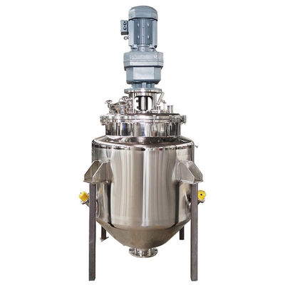 Cosmetic Vacuum Emulsifier Small Stainless Steel Emulsification Tank