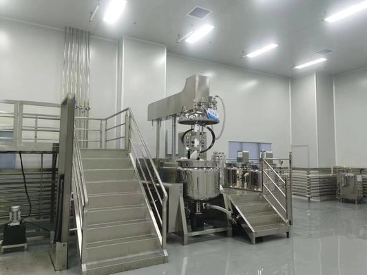 Customized Lotion Making Machine 380V Lotion Mixing Tank Emulsifying