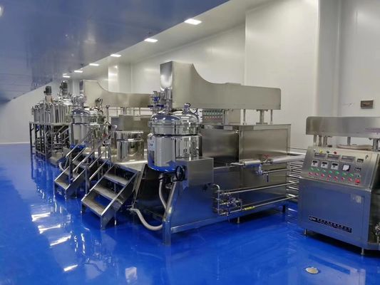 Customized Lotion Making Machine 380V Lotion Mixing Tank Emulsifying