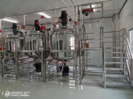 Stainless Steel Mixer Tank Automatic Control Detergent Production Line For Mixing