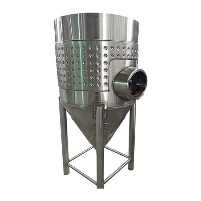 500 Liters Fermentation Tank Electric Heated Vacuum Seed Fermenter