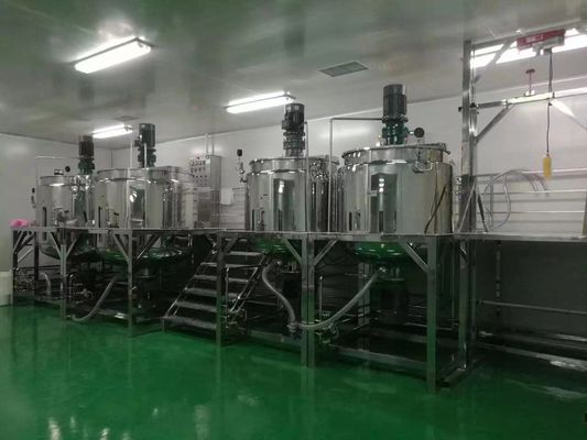 380V Liquid Soap Detergent Production Line Automatic Electric Heating Method