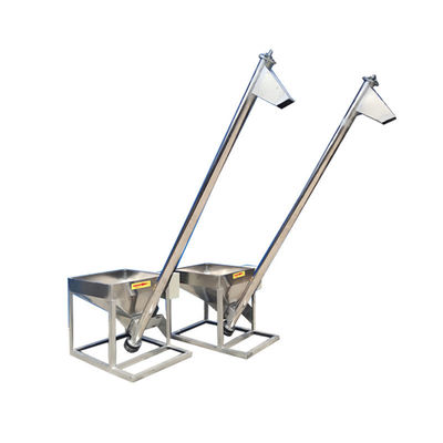 High Capacity Screw Conveyor Stainless Steel Spiral Conveyor Systems CE