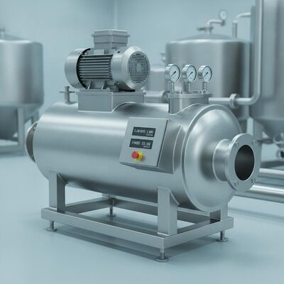 500L Stainless Steel Inline High Shear Mixer Homogenizer for Continuous Powder-Liquid Dispersion