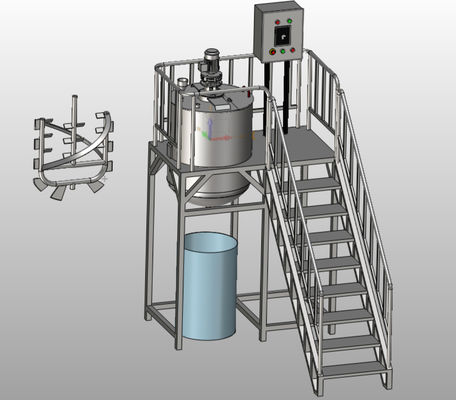 3000L SS316L Jacketed Polymerization Reactor for PCE Superplasticizer and Naphthalene SNF Concrete Admixture