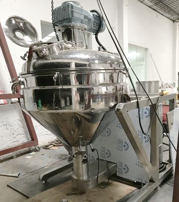 500L Stainless Steel Vacuum Emulsifier Mixer Homogenizer for Sunscreen Cream and Cosmetic Lotion Manufacturing