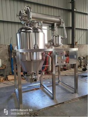 15 kW Pflanzen-CBD-Öl-Extraktionsmaschine PLC-Steuerung Edelstahl
