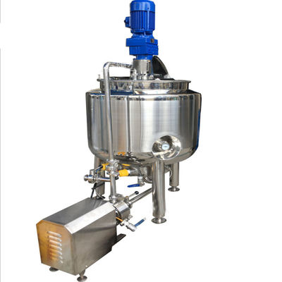 Schaltflächen-Typ-Steuerungssystem Homogenisierer Tank Schaber Klinge für Effizienz