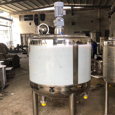 Elektroindustrieller Mischbehälter mit Temperaturregelung 100-5000 Liter Kapazität 380 V Schneider-Komponenten