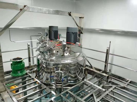 Optisches Glas Chemikalien Speicherbehälter 2500 Liter Chemische Mischmaschine