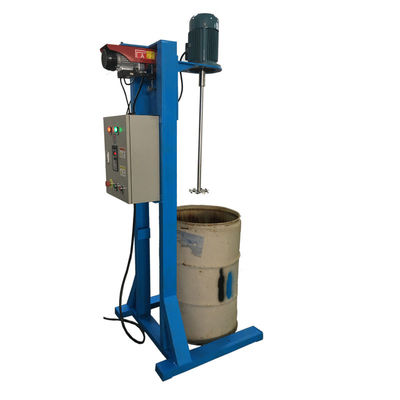 Vertikaler Behälter Mischer Agitator 200 Liter Trommel Agitator Mischer Motor Elektrisch Heben