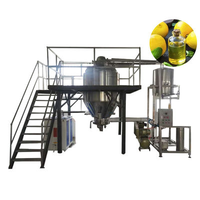 Kompakte Pflanzenextraktionsmaschine 15 kW Pflanzenextraktor aus Edelstahl