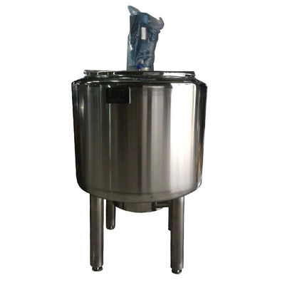 Zylindrischer Zylinderbehälter aus industriellem Edelstahl mit doppelter Jackette und Siemens-Motor