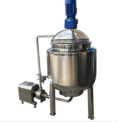Schaltflächen-Typ-Steuerungssystem Homogenisierer Tank Schaber Klinge für Effizienz