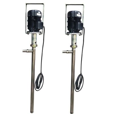 Vertikal 1,1 kW Schraubtyp Hochviskosität Elektrische Fasstrommelpumpe für Kleber und Fettpumpe